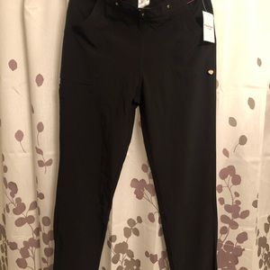 Black scrub pants new with tags